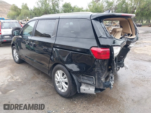 2015 Kia Sedona LX with VIN KNDMB5C14F6051455, listed as a IAAI auction lot 41991513 with 154,967 mi miles and . Bid and sale history available at DreamBid. Image 3.