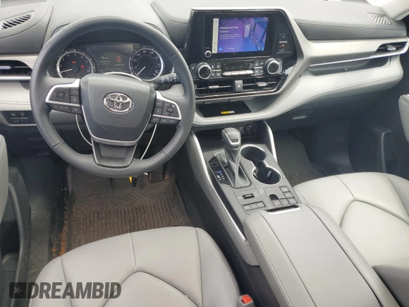 2023 Toyota Highlander L with VIN 5TDKDRBH3PS042321, listed as a Copart auction lot 57688795 with 19,973 mi miles and Salvage title. Bid and sale history available at DreamBid. Image 8.