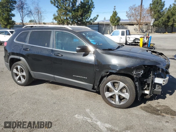 2020 Jeep Cherokee Limited with VIN 1C4PJLDB5LD545889, listed as a Copart auction lot 88579875 with 45,301 mi miles and Salvage Title. Bid and sale history available at carsss.com. Image 4.