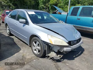 2005 Honda Accord EX with VIN 1HGCM56735A050655, listed as a IAAI auction lot 42115677 with 334,733 mi miles and . Bid and sale history available at DreamBid. Image 1.