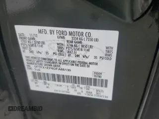 2013 Ford F-150 XL with VIN 1FTFX1EF6DFA66130, listed as a Copart auction lot 63207265 with 190,147 mi miles and Salvage title. Bid and sale history available at DreamBid. Image 12.