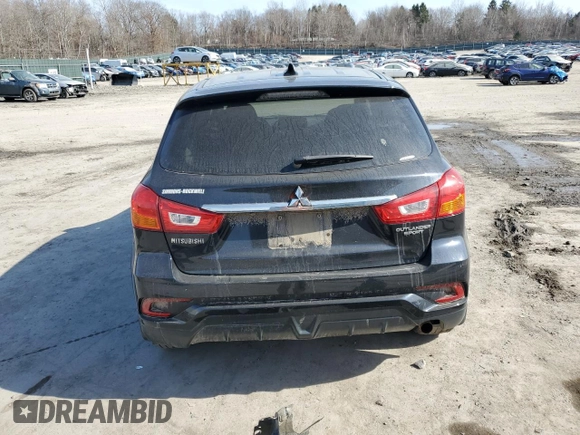 2018 Mitsubishi Outlander Sport ES 2.0 with VIN JA4AR3AU0JU020847, listed as a Copart auction lot 48559455 with 98,545 mi miles and Salvage Title. Bid and sale history available at carsss.com. Image 6.