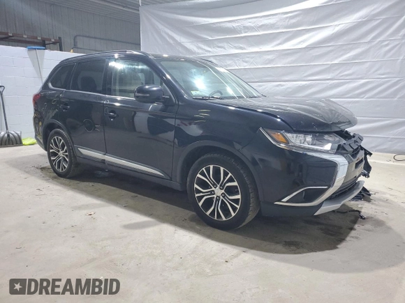 2016 Mitsubishi Outlander SE with VIN JA4AZ3A37GZ024980, listed as a Copart auction lot 48388535 with 126,958 mi miles and Salvage title. Bid and sale history available at DreamBid. Image 4.