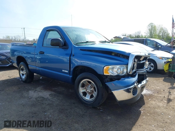 2003 Dodge 1500 ST with VIN 1D7HA16D03J628936, listed as a IAAI auction lot 42091869 with 46,398 mi miles and . Bid and sale history available at carsss.com. Image 1.