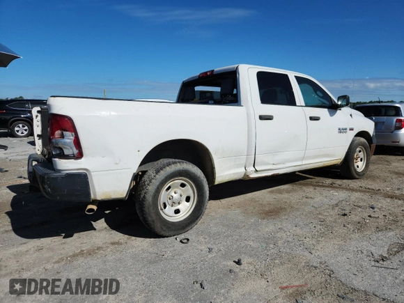 2018 Ram 1500 Tradesman with VIN 1C6RR7ST4JS172400, listed as a Copart auction lot 62854345 with 136,929 mi miles and Clean title. Bid and sale history available at DreamBid. Image 3.