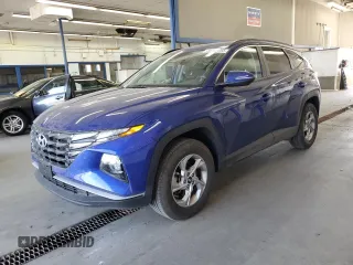 2023 Hyundai Tucson SEL z VIN 5NMJBCAE8PH270551, wystawiony jako Copart lot #59767065 z przebiegiem 19 616 mil mil oraz Szkoda całkowita • Salvage title. Historia ofert i sprzedaży dostępna na DreamBid. Obrazek 1.
