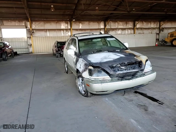 1999 Lexus RX 300 Luxury SUV with VIN JT6HF10U1X0045220, listed as a Copart auction lot 80391434 with 0 mi miles and Salvage Title. Bid and sale history available at carsss.com. Image 11.