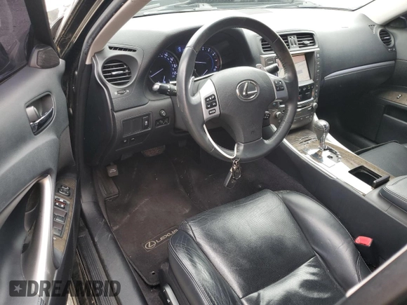 2012 Lexus IS 250 with VIN JTHCF5C23C5058602, listed as a Copart auction lot 50658305 with 127,472 mi miles and Salvage Title. Bid and sale history available at DreamBid. Image 8.