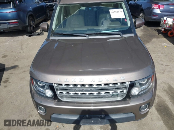 2016 Land Rover LR4 HSE with VIN SALAG2V67GA794744, listed as a IAAI auction lot 41702179 with 127,765 mi miles and . Bid and sale history available at DreamBid. Image 6.