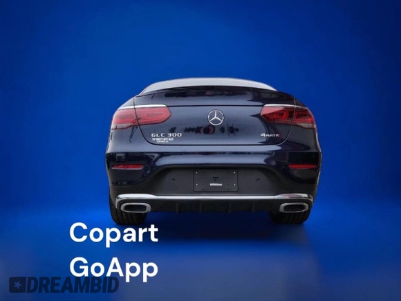 2021 Mercedes-Benz GLC with VIN W1N0J8EB6MF972350, listed as a Copart auction lot 48615825 with 56,399 mi miles and Clean Title. Bid and sale history available at carsss.com. Image 4.