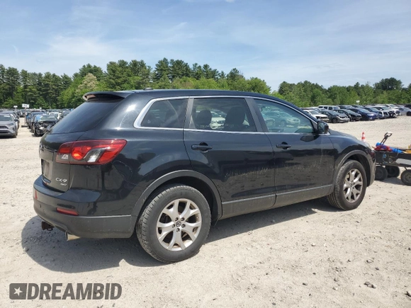 2014 Mazda CX-9 Touring with VIN JM3TB3CV7E0433491, listed as a Copart auction lot 58767425 with 138,335 mi miles and Clean title. Bid and sale history available at DreamBid. Image 3.