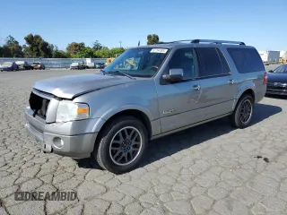 2008 Ford Expedition Max Limited with VIN 1FMFK20518LA67286, listed as a Copart auction lot 62764385 with 171,859 mi miles and Salvage title. Bid and sale history available at DreamBid. Image 1.