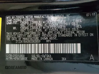 2011 Lexus RX 350 z VIN 2T2ZK1BA0BC062659, wystawiony jako Copart lot #87705115 z przebiegiem Nie podano mil oraz Nie do naprawy • Non repairable. Historia ofert i sprzedaży dostępna na DreamBid. Obrazek 14.