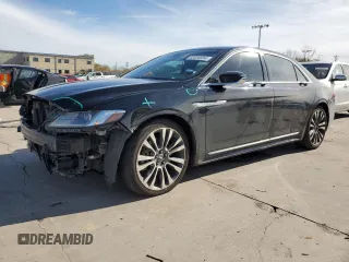 2017 Lincoln Continental Select with VIN 1LN6L9SK5H5629901, listed as a Copart auction lot 83004854 with 16,007 mi miles and Salvage Title. Bid and sale history available at carsss.com. Image 1.