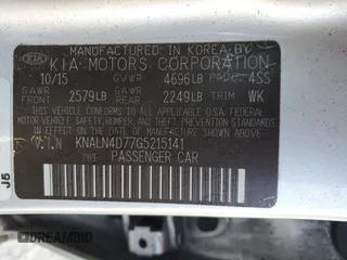 2016 Kia Cadenza with VIN KNALN4D77G5215141, listed as a Copart auction lot 47316595 with 61,806 mi miles and Salvage Title. Bid and sale history available at DreamBid. Image 12.