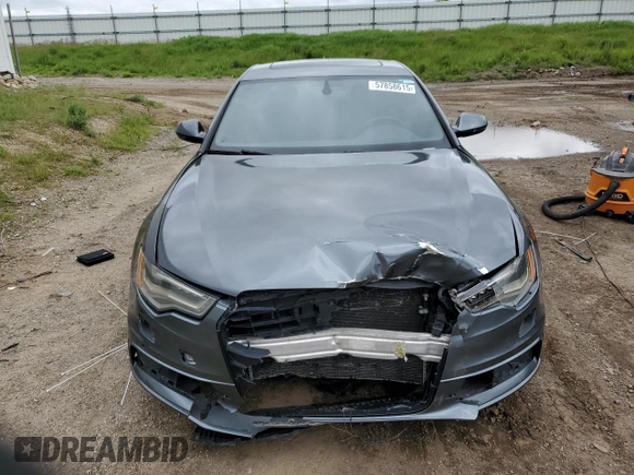 2014 Audi A6 Prestige with VIN WAUHGAFC4EN015856, listed as a Copart auction lot 57858615 with 171,047 mi miles and Clean title. Bid and sale history available at DreamBid. Image 5.