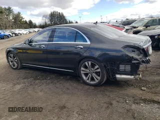 2019 Mercedes-Benz S 450 with VIN WDDUG6EB8KA440903, listed as a Copart auction lot 46684385 with 30,969 mi miles and Salvage title. Bid and sale history available at DreamBid. Image 2.