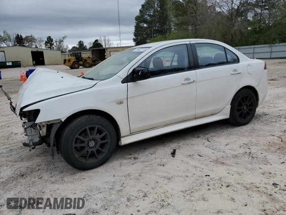 2010 Mitsubishi Lancer ES with VIN JA32U2FU2AU026420, listed as a Copart auction lot 51622115 with 207,817 mi miles and Salvage Title. Bid and sale history available at carsss.com. Image 1.