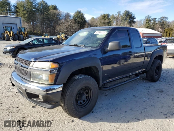 2007 Chevrolet Colorado LT w/1LT with VIN 1GCDT19E478239592, listed as a Copart auction lot 87594735 with 58,208 mi miles and Clean Title. Bid and sale history available at carsss.com. Image 1.