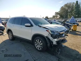 2020 Honda Pilot EX-L with VIN 5FNYF5H5XLB023273, listed as a Copart auction lot 46121255 with 22,897 mi miles and Salvage Title. Bid and sale history available at carsss.com. Image 12.