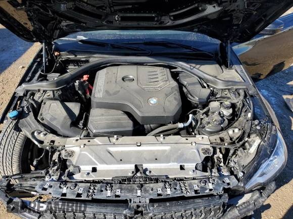2023 BMW 2 Series 230i xDrive with VIN 3MW33CM07P8D30067, listed as a Copart auction lot 46489275 with 42,128 mi miles and Salvage Title. Bid and sale history available at carsss.com. Image 11.
