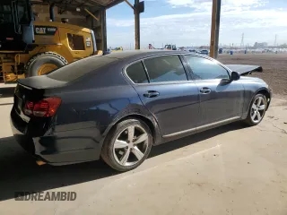 2007 Lexus GS 350 with VIN JTHBE96S870027236, listed as a Copart auction lot 69123714 with 206,250 mi miles and Salvage Title. Bid and sale history available at carsss.com. Image 3.