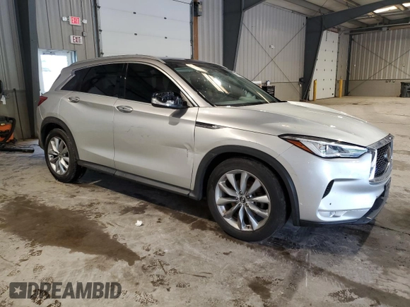 2019 Infiniti QX50 Luxe z VIN 3PCAJ5M39KF128678, wystawiony jako Copart lot #59567025 z przebiegiem 103 090 mil mil oraz Szkoda całkowita • Salvage title. Historia ofert i sprzedaży dostępna na DreamBid. Obrazek 4.
