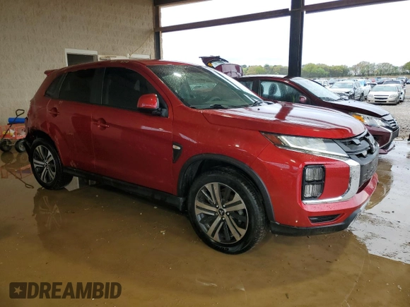 2020 Mitsubishi Outlander ES with VIN JA4AP3AU0LU007170, listed as a Copart auction lot 50936925 with 108,597 mi miles and Salvage title. Bid and sale history available at DreamBid. Image 4.