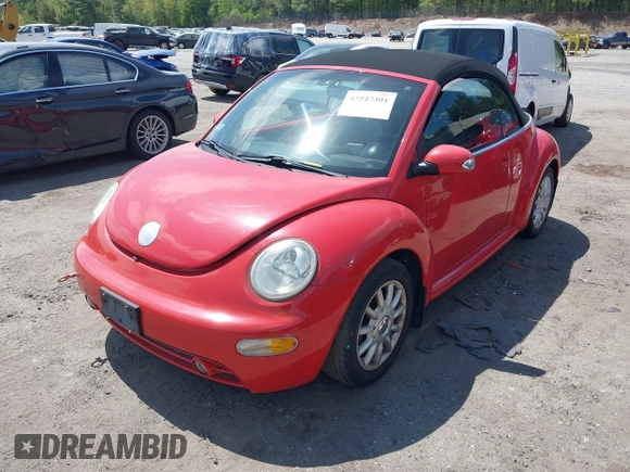 2004 Volkswagen Beetle with VIN 3VWCM21Y44M307429, listed as a IAAI auction lot 42247301 with 60,166 mi miles and . Bid and sale history available at DreamBid. Image 6.
