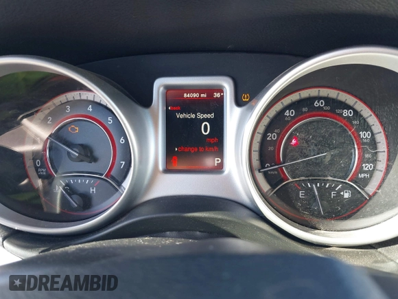2019 Dodge Journey SE with VIN 3C4PDCBB5KT841465, listed as a IAAI auction lot 41558770 with 84,090 mi miles and . Bid and sale history available at DreamBid. Image 7.