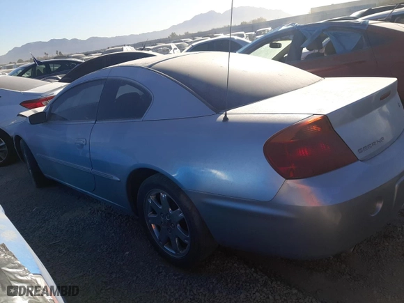 2001 Chrysler Sebring LXi with VIN 4C3AG52H71E026540, listed as a Copart auction lot 75111144 with 143,775 mi miles and Non Repairable. Bid and sale history available at carsss.com. Image 2.