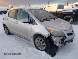 2012 Toyota Yaris L with VIN JTDKTUD34CD506388, listed as a IAAI auction lot 41014347 with 54,427 mi miles. Bid and sale history available at carsss.com. Image 1.