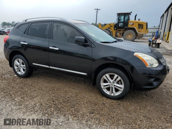 2013 Nissan Rogue S with VIN JN8AS5MT6DW516323, listed as a Copart auction lot 55750815 with 216,275 mi miles and Clean Title. Bid and sale history available at DreamBid. Image 4.