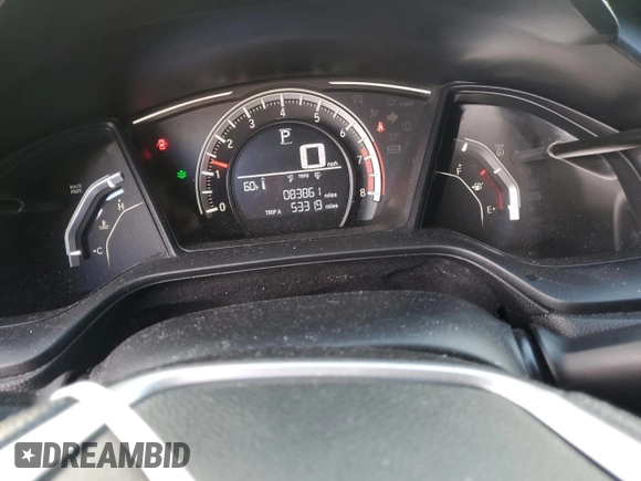 2018 Honda Civic LX with VIN 2HGFC2F58JH564476, listed as a Copart auction lot 49148625 with 83,861 mi miles and Salvage Title. Bid and sale history available at DreamBid. Image 9.