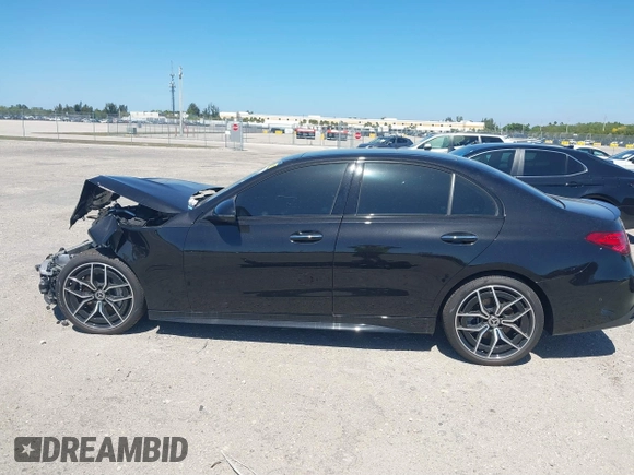 2024 Mercedes-Benz C 300 with VIN W1KAF4GBXRR231973, listed as a IAAI auction lot 41728511 with Not Provided miles and . Bid and sale history available at DreamBid. Image 14.