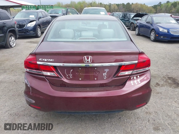 2014 Honda Civic LX z VIN 19XFB2F50EE241042, wystawiony jako IAAI lot #41909712 z przebiegiem 42 058 mil mil oraz . Historia ofert i sprzedaży dostępna na DreamBid. Obrazek 16.