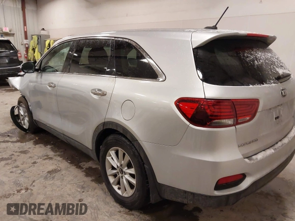 2020 Kia Sorento LX with VIN 5XYPG4A31LG623295, listed as a IAAI auction lot 41307405 with 48,063 mi miles. Bid and sale history available at carsss.com. Image 3.