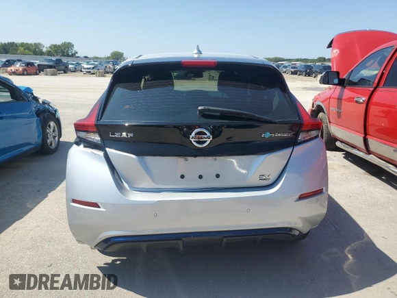 2022 Nissan LEAF SV Plus with VIN 1N4BZ1CV8NC551509, listed as a Copart auction lot 70308764 with 39,679 mi miles and Salvage Title. Bid and sale history available at DreamBid. Image 6.