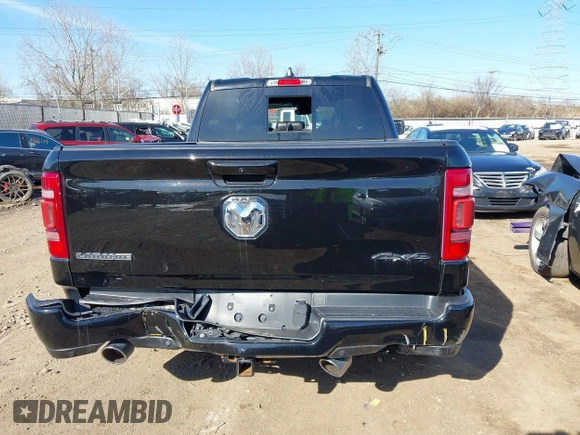 2022 Ram 1500 Laramie with VIN 1C6SRFRT7NN180979, listed as a IAAI auction lot 41824340 with 32,446 mi miles and . Bid and sale history available at DreamBid. Image 16.