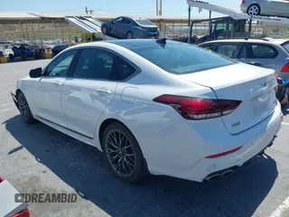 2019 Genesis G80 Sport with VIN KMTFN4JB5KU326120, listed as a IAAI auction lot 42317184 with 35,794 mi miles and . Bid and sale history available at DreamBid. Image 3.