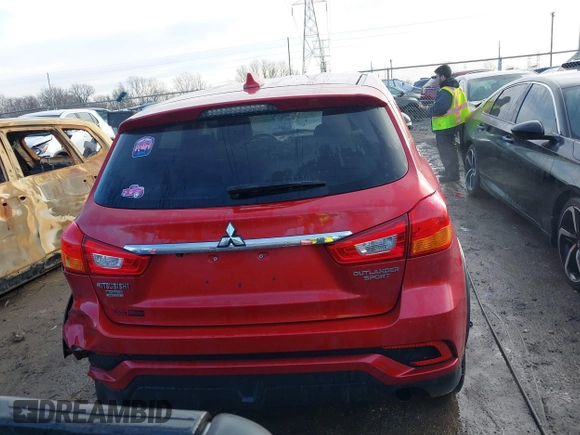 2019 Mitsubishi Outlander Sport ES 2.0 with VIN JA4AP3AU2KU014698, listed as a IAAI auction lot 41199228 with 62,720 mi miles. Bid and sale history available at carsss.com. Image 16.