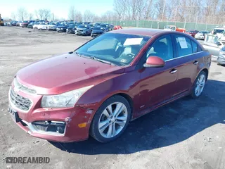 2015 Chevrolet Cruze LTZ with VIN 1G1PG5SB0F7237702, listed as a IAAI auction lot 41747037 with 188,816 mi miles. Bid and sale history available at carsss.com. Image 2.