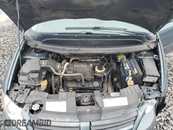 2005 Dodge Caravan SXT with VIN 2D8GP44L45R313203, listed as a Copart auction lot 55309895 with 150,810 mi miles and Salvage Title. Bid and sale history available at DreamBid. Image 12.