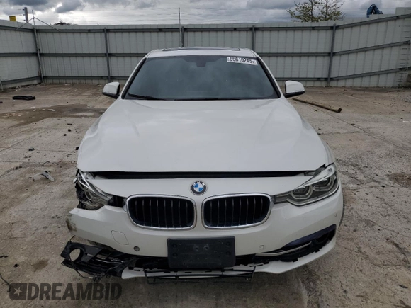 2017 BMW 3 Series 330i xDrive with VIN WBA8D9G5XHNT91599, listed as a Copart auction lot 55810245 with 88,250 mi miles and Salvage title. Bid and sale history available at DreamBid. Image 5.