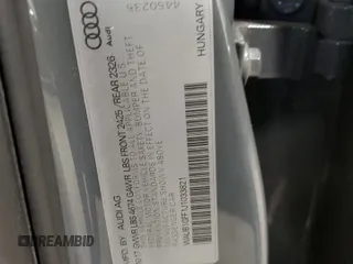 2018 Audi S3 Premium Plus with VIN WAUB1GFF1J1033821, listed as a Copart auction lot 40801583 with 33,873 mi miles. Bid and sale history available at carsss.com. Image 13.