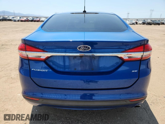 2017 Ford Fusion SE with VIN 3FA6P0H77HR235505, listed as a Copart auction lot 65255515 with 76,177 mi miles and Salvage title. Bid and sale history available at DreamBid. Image 6.