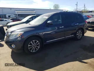 2013 Nissan Pathfinder SL with VIN 5N1AR2MM5DC646279, listed as a Copart auction lot 55074215 with 128,296 mi miles and Clean Title. Bid and sale history available at carsss.com. Image 1.
