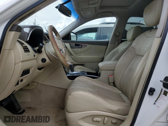 2010 Infiniti FX35 with VIN JN8AS1MUXAM800305, listed as a Copart auction lot 61742114 with 172,274 mi miles and Salvage Title. Bid and sale history available at carsss.com. Image 7.