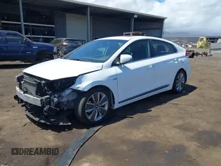 2019 Hyundai Ioniq Limited z VIN KMHC05LC0KU121182, wystawiony jako IAAI lot #41799177 z przebiegiem 51 945 mil mil oraz . Historia ofert i sprzedaży dostępna na DreamBid. Obrazek 2.