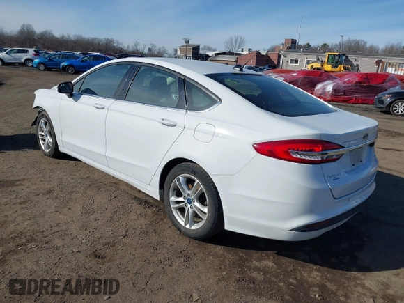 2018 Ford Fusion SE with VIN 3FA6P0HD9JR258618, listed as a IAAI auction lot 41508564 with 54,651 mi miles. Bid and sale history available at carsss.com. Image 3.